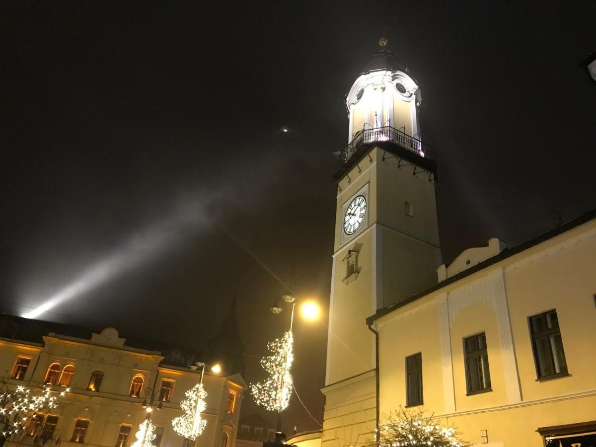 Bl - The Penthouse, 24Hr Self Check-In, 2 Bedrooms, Fireplace, Ac, Panoramic View From Main Balcony, 3-Minute Walk To City Center Banská Bystrica Eksteriør billede